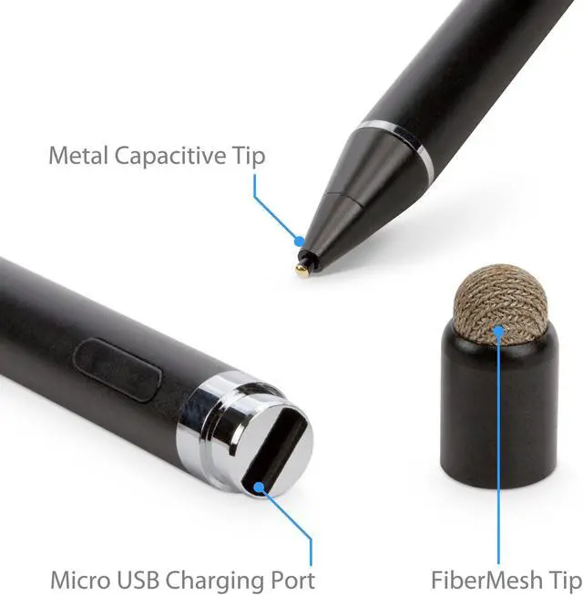 Alt view image 2 of 4 - Stylus Pen, BoxWave [Universal AccuPoint Active Stylus] Electronic Stylus with Ultra Fine Tip for Smartphones and Tablets