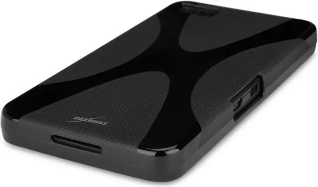Alt view image 2 of 2 - BlackBerry Z10 Case, BoxWave [BodySuit] Premium Textured TPU Rubber Gel Skin Case for BlackBerry Z10 - Black