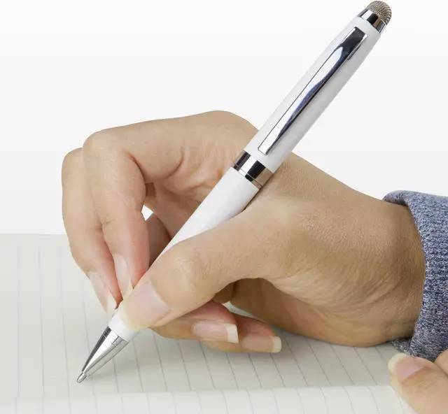 Alt view image 3 of 4 - HP Spectre X360 Stylus Pen, BoxWave [EverTouch Meritus Capacitive Styra] Capacitive Stylus with Rollerball Pen for HP Spectre X360