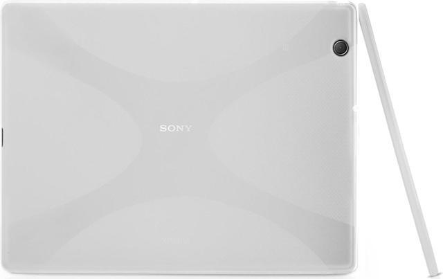 Alt view image 5 of 5 - Sony Xperia Z4 Tablet Case, BoxWave [BodySuit] Premium Textured TPU Rubber Gel Skin Case for Sony Xperia Z4 Tablet - Clear