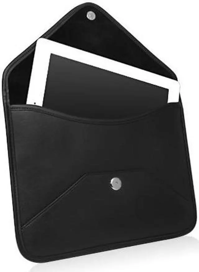 Alt view image 2 of 7 - iPad 2 Case, BoxWave [Elite Leather Messenger Pouch] Synthetic Leather Cover w/ Envelope Design for Apple iPad 2