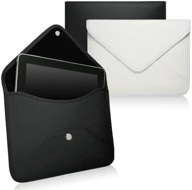 Alt view image 5 of 7 - iPad 2 Case, BoxWave [Elite Leather Messenger Pouch] Synthetic Leather Cover w/ Envelope Design for Apple iPad 2