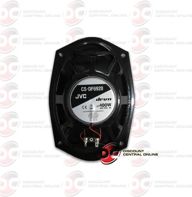Alt view image 2 of 12 - JVC CS-DF6920 6" X 9" 2-way Car Audio Coaxial Speakers (Pair) 6x9 Inch 400w Max