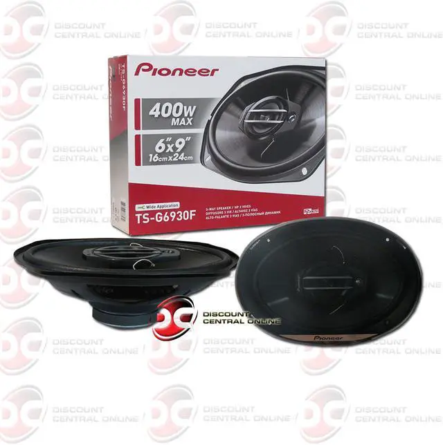Alt view image 2 of 20 - Pioneer TS-G6930F 6" x 9" 3-Way Coaxial Speaker 400W Max
