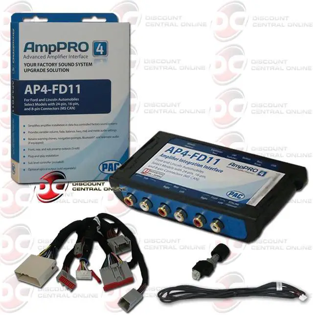 Main image of PAC AP4-FD11 AMPPRO 4 ADVANCED AMPLIFIER REPLACEMENT INTERFACE FOR SELECT 2007 - 2014 FORD/LINCOLN