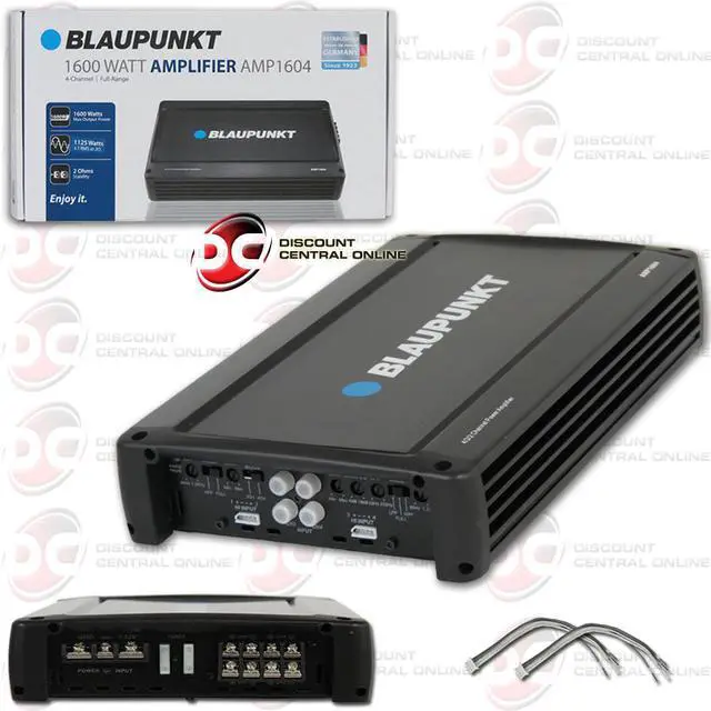 Main image of BLAUPUNKT AMP1604 CAR AUDIO 4 CHANNEL AMP AMPLIFIER 1500W MAX PEAK POWER