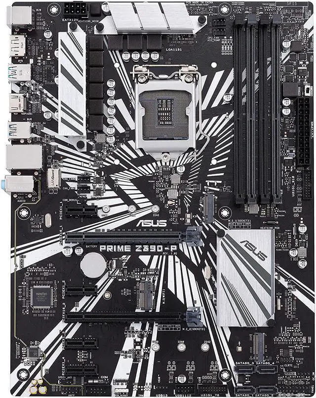 Alt view image 3 of 3 - ASUS Prime Z390-P LGA 1151 (300 Series) Intel Z390 SATA 6Gb/s ATX Intel Motherboard for Cryptocurrency Mining (BTC) with Above 4G Decoding, 6 x PCIe Slot and USB 3.1 Gen2