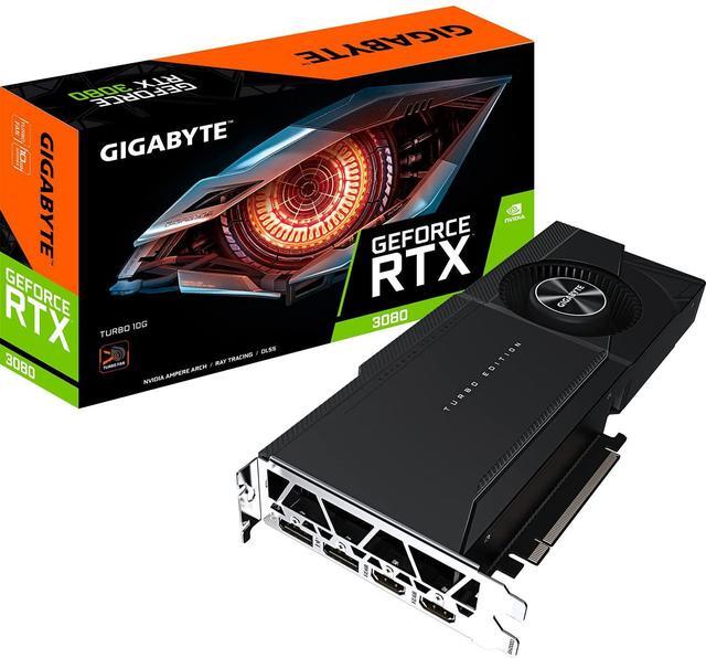 Alt view image 4 of 10 - Gigabyte GeForce RTX 3080 Turbo 10GB V2