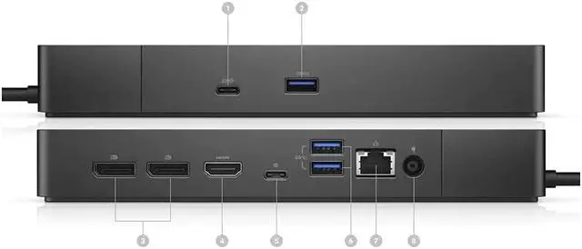 Alt view image 12 of 17 - Dell DELL-WD19DCS Performance Dock- WD19DC 210w PD