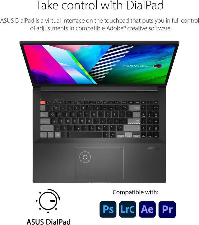 Alt view image 18 of 20 - Asus Vivobook Pro 16X M7600 M7600RE-XB99 16" Notebook - 4K - 3840 x 2400 - AMD Ryzen 9 6900HX Octa-core (8 Core) - 32 GB Total RAM - 32 GB On-board Memory - 1 TB SSD - Black - AMD Chip - Windows