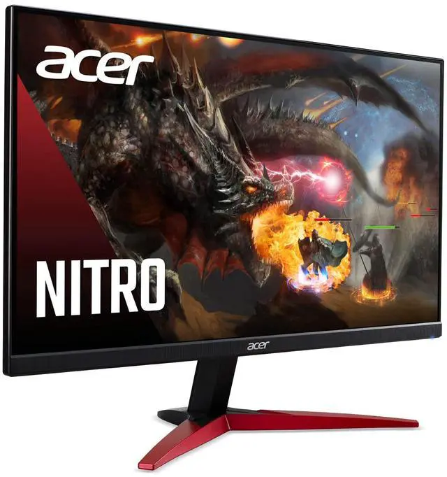 Alt view image 11 of 20 - Acer Nitro KG241Y Sbiip 23.8 Full HD (1920 x 1080) VA Gaming Monitor | AMD FreeSync Premium Technology | 165Hz Refresh Rate | 1ms (VRB) | ZeroFrame Design | 1 x Display Port 1.2 & 2 x HDMI 2.0