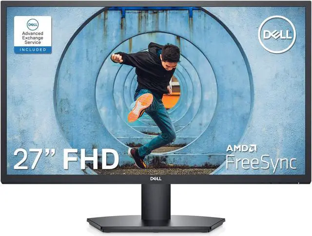 Alt view image 8 of 20 - dell se2722hx - 27-inch fhd (1920 x 1080) 16:9 monitor with comfortview (tuv-certified), 75hz refresh rate, 16.7 million colors, anti-glare with 3h hardness, black