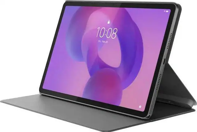 Alt view image 5 of 7 - Lenovo Idea Tab 11" Tablet with Pen & Folio Case - Dimensity 6300 / 8GB RAM / 128 GB Storage / Android 15/2.5K / 90 Hz / Luna Grey (ZAFR0929US)