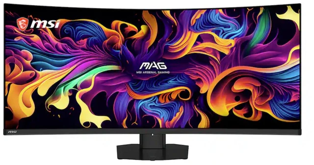 Main image of MSI MAG 341CQP QD-OLED 34" 21:9 UWQHD 240Hz Curved OLED HDR Gaming Monitor, Metallic Black