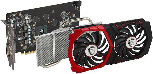 Alt view image 7 of 20 - Msi Gtx 1050 Ti Gaming X 4G Geforce Gtx 1050 Ti Graphic Card - 4 Gb Gddr5