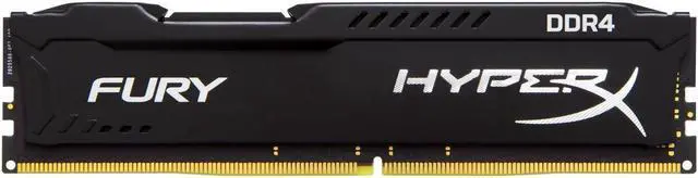 Alt view image 2 of 7 - HyperX FURY 8GB 288-Pin DDR4 SDRAM DDR4 3200 (PC4 25600) Desktop Memory Model HX432C18FB2/8