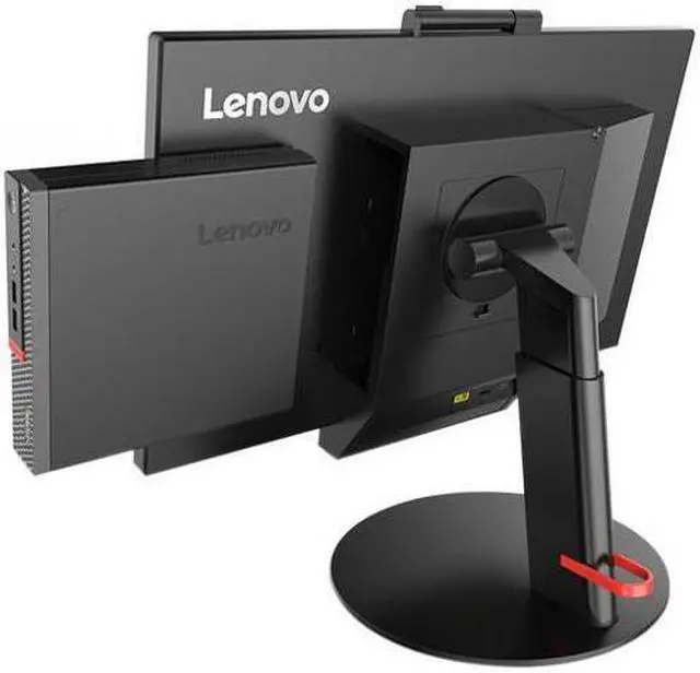 Alt view image 3 of 5 - Lenovo ThinkCentre Tiny-in-One 23.8" Full HD DisplayPort Backlit LCD Touch Screen Monitor