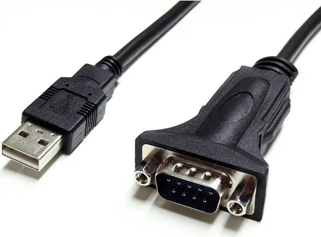 Main image of Tera Grand - Premium USB 2.0 to RS232 Serial DB9 6' Adapter Cable - Supports Windows 10, 8, 7, Vista, XP, 2000, 98, Linux and Mac - Built with FTDI Chipset and Hex Jack Nuts