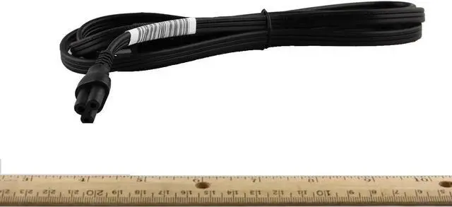 Alt view image 2 of 7 - Longwell Genuine 6 Ft 3 Prong Power cord cable LS-18M 3-wire 18 AWG 1.8m (6.0ft) long - Has straight (F) C5 receptacle (for 120V in North America)