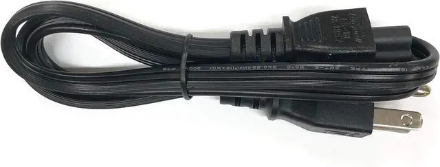 Alt view image 3 of 7 - LongWell Original 3.3 Ft AC Power cord LS-18 LP-30B E55349,Compatible With P/N:05V1C9,0K260C,0K2490,02JVNJ,NEMA 5-15P to C5 3-Slot Mickey Mouse type plug, For Dell Laptops,Desktop,All in One PC