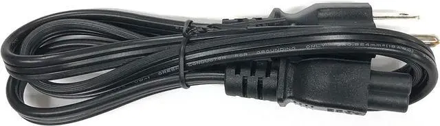 Alt view image 4 of 7 - LongWell Original 3.3 Ft AC Power cord LS-18 LP-30B E55349,Compatible With P/N:05V1C9,0K260C,0K2490,02JVNJ,NEMA 5-15P to C5 3-Slot Mickey Mouse type plug, For Dell Laptops,Desktop,All in One PC
