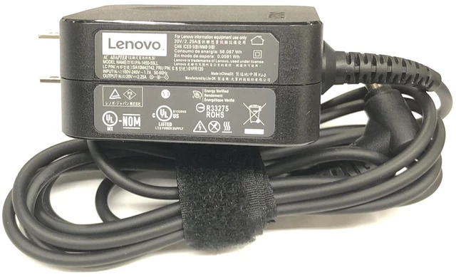 Alt view image 4 of 7 - Original Laptop Charger PA-1450-55LL 45W 20V 2.25A Ac Adapter for Lenovo Ideapad 100 100s 110 120s 130 320s 330 510 520,Flex 4 Flex 5,Yoga 710 Power Adaptor Compatible with P/N: GX20K11838 GX20L23044