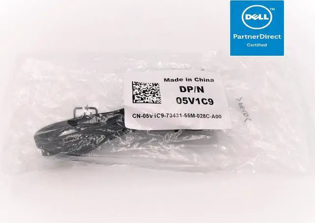 Main image of New DELL P/N:05V1C9,5V1C9,3 Prong 3.3 ft Laptops AC Power Cord Cable Mickey Mouse Type: NEMA 5-15P to C5,Compatible With 0K260C,K260C,For Dell Series Laptops AC Power Charger Adapter and Dell Docking