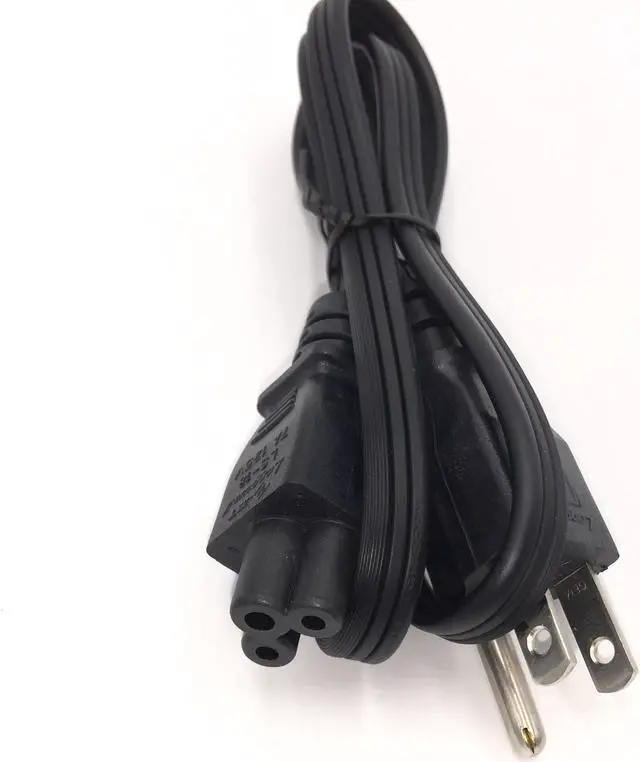 Alt view image 4 of 4 - New DELL P/N:05V1C9,5V1C9,3 Prong 3.3 ft Laptops AC Power Cord Cable Mickey Mouse Type: NEMA 5-15P to C5,Compatible With 0K260C,K260C,For Dell Series Laptops AC Power Charger Adapter and Dell Docking