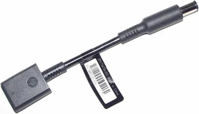 Alt view image 3 of 4 - HP 734734-001 Dongle For Smart Ac Adapter - Converts 3-Pin Smart Power Connector To Standard/Legacy Power Connector - Required When Using A Smart Ac Adapter With An Older, Non-Smart-Compatible Notebo