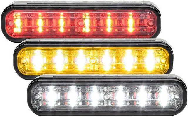 Main image of Whelen Engineering ION Series Linear-LED® TRIO Universal Red/Amber/White, Model# I3KC