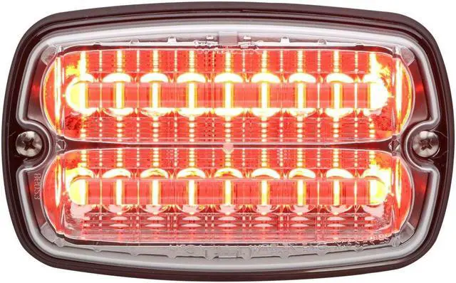 Alt view image 2 of 3 - Whelen Engineering M6® Series Red with Clear Directional Lens, Model# M6RC
