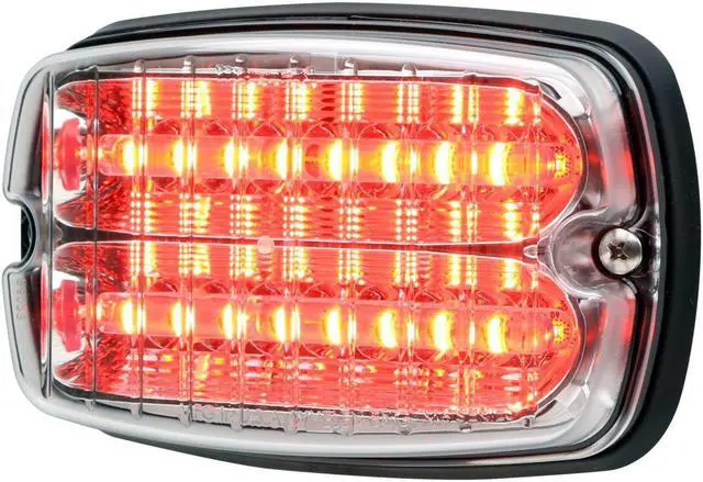 Alt view image 3 of 3 - Whelen Engineering M6® Series Red with Clear Directional Lens, Model# M6RC