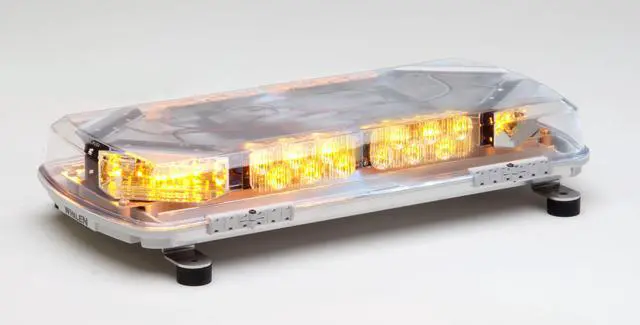 Main image of Whelen Engineering Century Mini 16" Amber Light bar Permanent Mount, Model# MC16PA