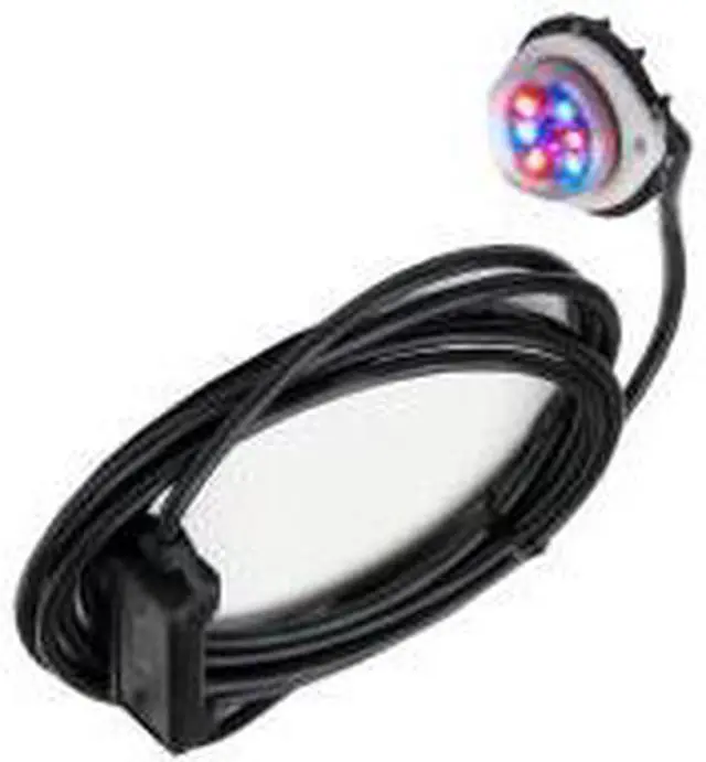 Main image of Whelen Engineering Vertex Super-LED® Light Omni Directional Lighthead, DUO color Red/Blue, 9' Cable, Model# VTX9J