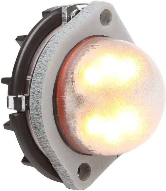 Alt view image 2 of 3 - Whelen Engineering Vertex Super-LED® Light Omni Directional Lighthead, Amber, 9' Cable, Model# VTX609A