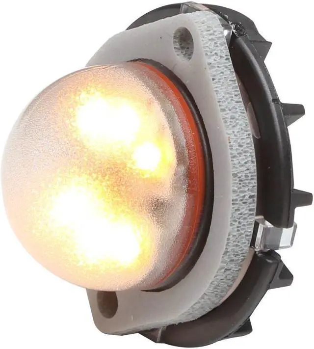 Alt view image 3 of 3 - Whelen Engineering Vertex Super-LED® Light Omni Directional Lighthead, Amber, 9' Cable, Model# VTX609A