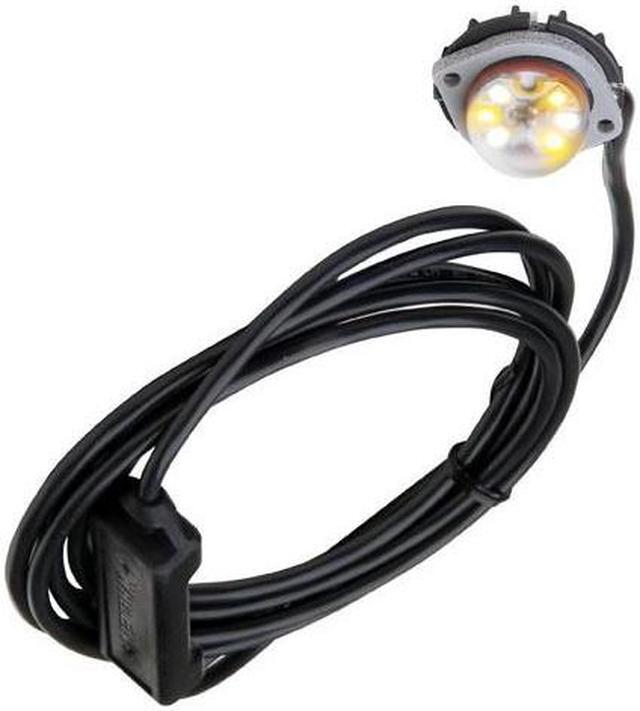 Main image of Whelen Engineering Vertex Super-LED® Light Omni Directional Lighthead, DUO color Amber/White, 9' Cable, Model# VTX9F