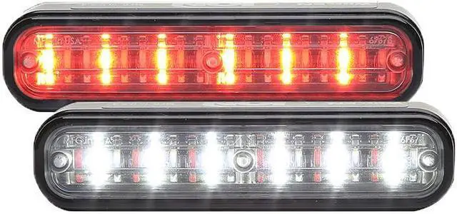 Main image of Whelen Engineering ION Series Linear-LED® DUO Universal Red/White with Smoked Lens, Model# XI2D