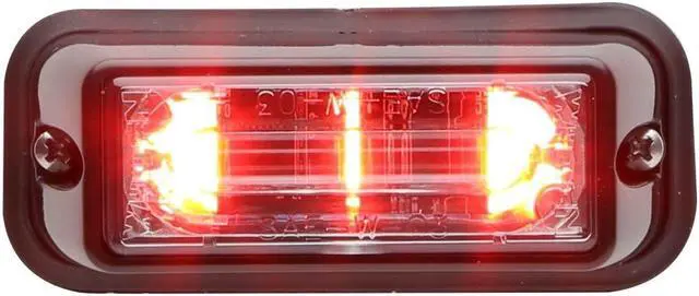Alt view image 2 of 3 - Whelen LIN3 Series lighthead, Red, Model# RSR02ZCR