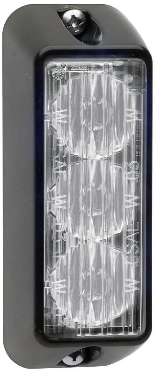 Main image of Whelen TIR3 Series lighthead, Vertical Mounting, Clear, Model# RVC03ZCR