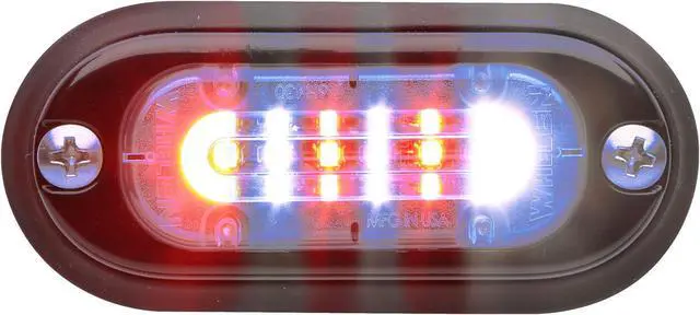 Main image of Whelen Engineering ION Mini T-Series® DUO Interleaved Red/Blue, Model# TLMI2J