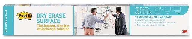 Alt view image 15 of 20 - Post-it Dry DEF3X2 - Erase Film with Adhesive Backing, 36 x 24, White