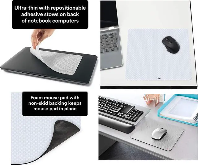 Alt view image 16 of 20 - 3M MOBILE INTERACTIVE SOLUTION MP114-BSD1 3M(TM) PRECISE(TM) MOUSE PAD WITH NON-SKID BACKING, BATTERY SAVING DESIGN-BI