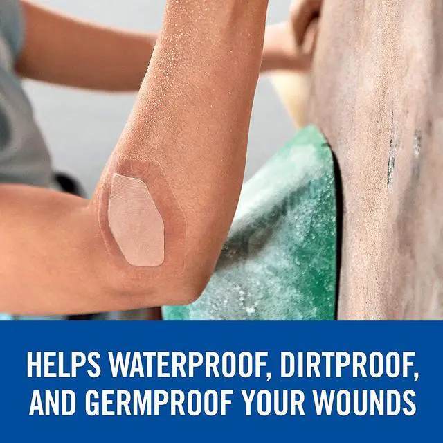 Alt view image 3 of 4 - 3M Max Hold Nexcare Waterproof Bandages: One Size 60 count, 1.25 in. x 2.5 in. (Clear)