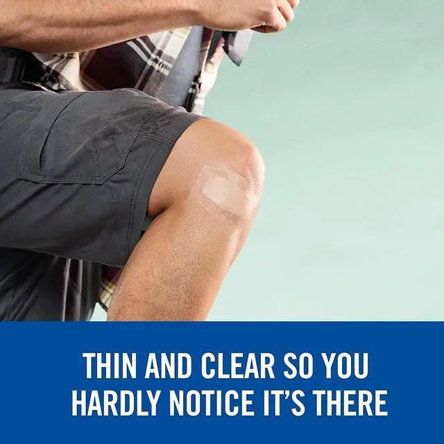 Alt view image 4 of 4 - 3M Max Hold Nexcare Waterproof Bandages: One Size 60 count, 1.25 in. x 2.5 in. (Clear)
