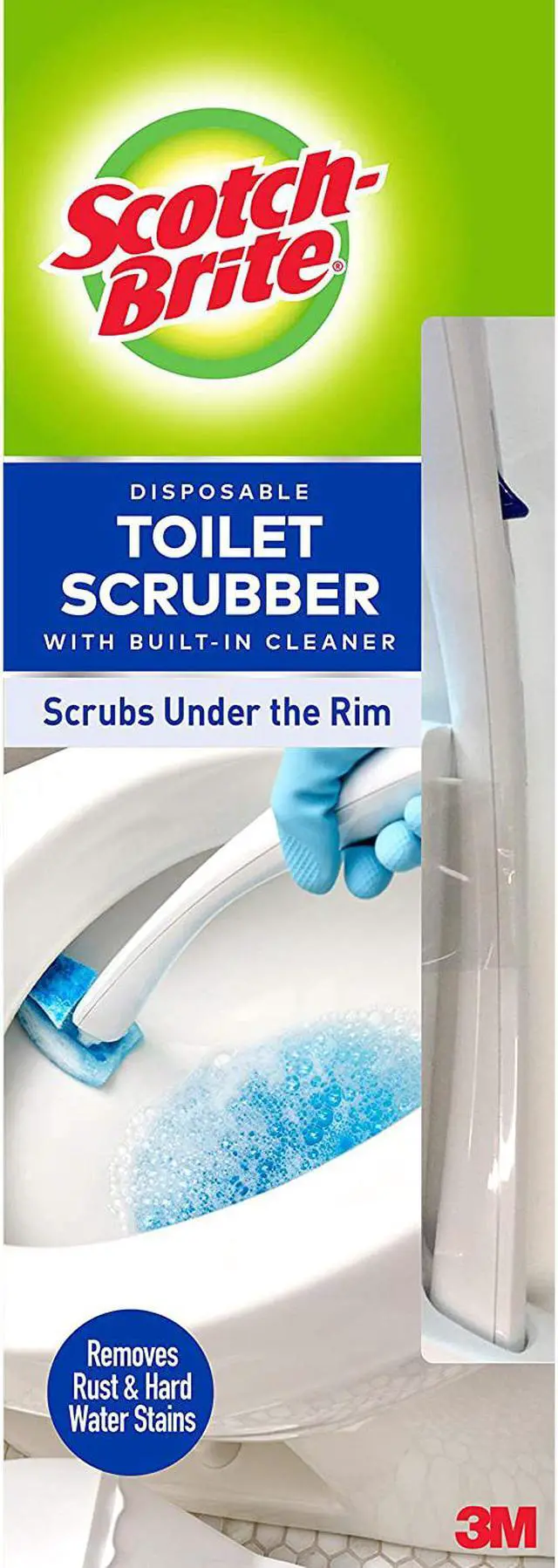Alt view image 7 of 17 - Scotch-Brite Disposable Toilet Scrubber