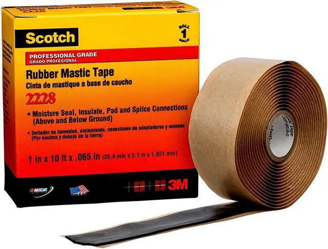 Alt view image 2 of 5 - 50727-BA-5 Rubber Mastic Tape, 1-In. x 10-Ft. - Quantity 1