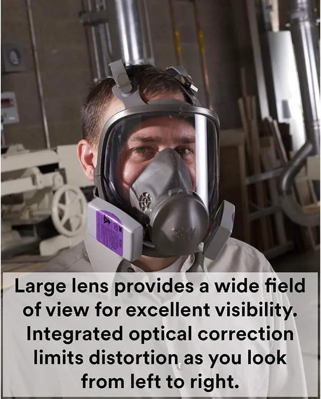 Alt view image 10 of 14 - 3m 3M Half Mask Respirator, Respirator Connection Type: Bayonet, Mask Size: M