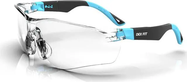 Main image of Muveen 2X Anti-Fog Safety Glasses (SG210): universal size (Blue)