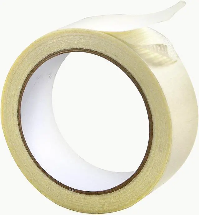 Alt view image 3 of 3 - Duck Brand Indoor/Outdoor Fiberglass Double-Sided Carpet Tape [Permanent]: 1.41 in. x 42 ft. (White)
